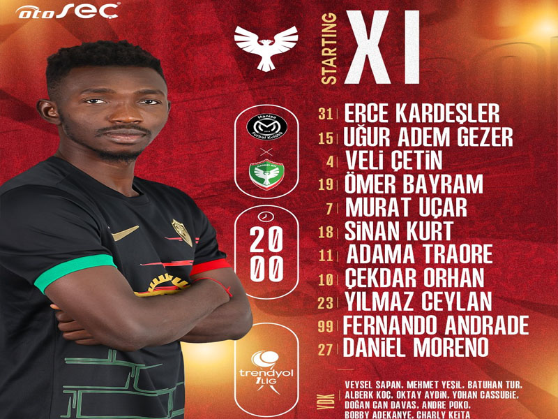 Amedspor’un Manisa Fk Deplasmanındaki 11’I Belli Oldu1