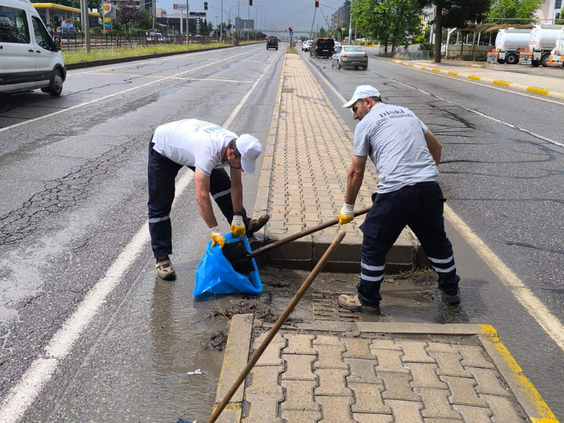 Di̇ski̇’den Yoğun Yağışlara Karşı Altyapı Seferberliği