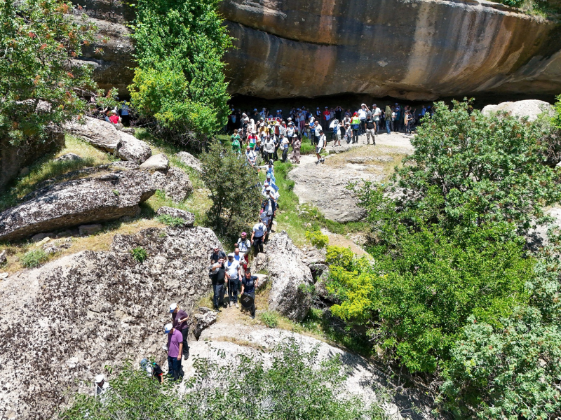 Diyarbakır’da Kefrun Kalesi’ne Doğa Yürüyüşü