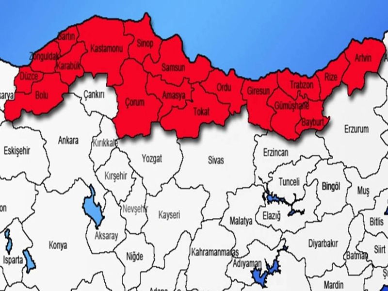 Karadeniz Bölgesinin Illerinin Kürtçe Isimleri Nelerdir1