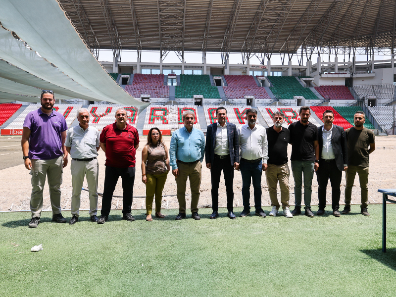 Amedspor’dan Stadyumda Teknik Inceleme (2)
