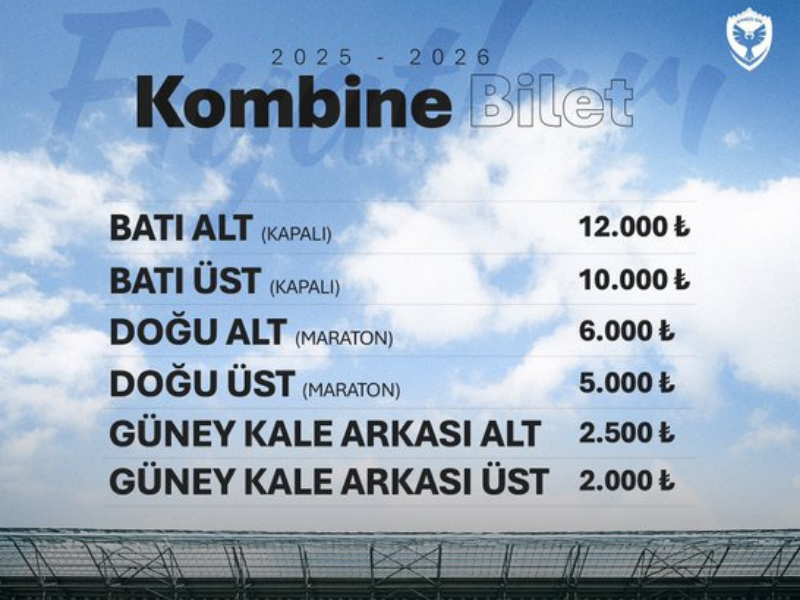 Amedspor 2025 2026 Sezonu Kombine Biletleri Ön Satışta