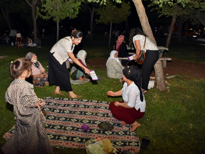 Diyarbakır’da Kadın Cinayetlerine Karşı Farkındalık Kampanyası Başladı (3)