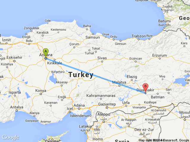 Diyarbakır Ankara Arası Kaç Km (2)-1