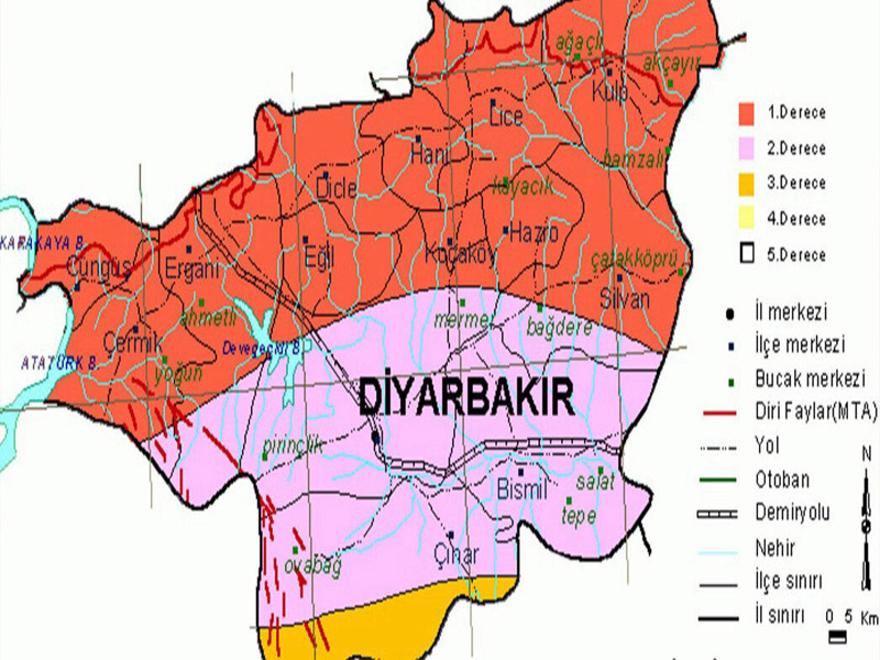 Diyarbakır Deprem Riski Nedir Fay Hattı Geçiyor Mu