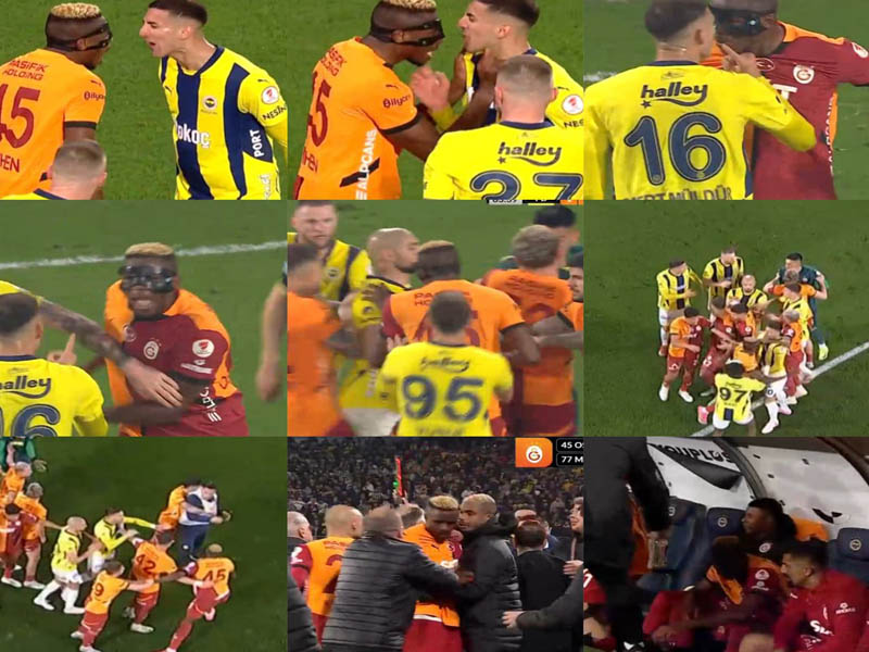 Galatasaray Önde, Üç Kırmızı Kart Çıktı3