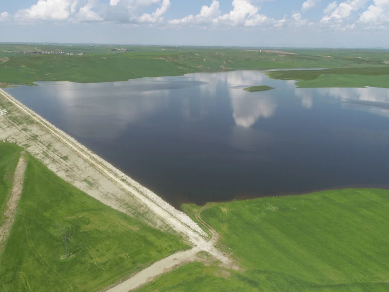 Türkiye'nin En Büyük Sulama Tüneli Için Silvan’da Ilk Kazma Vuruldu (2)