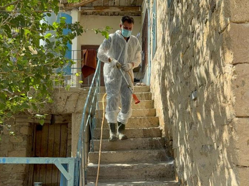 Batman’da Akrep Alarmı Köy Ilaçlandı2