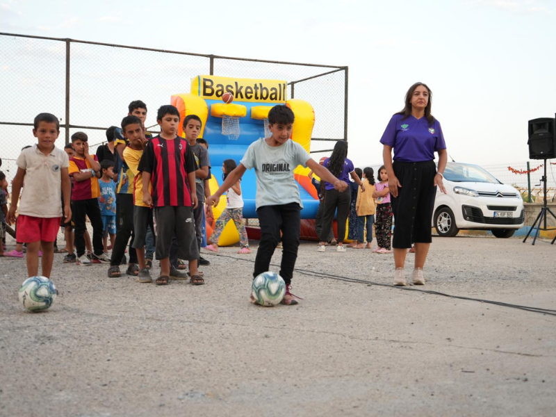 Diyarbakır’da Köy Çocuklarına Renkli Spor Şenliği (2)
