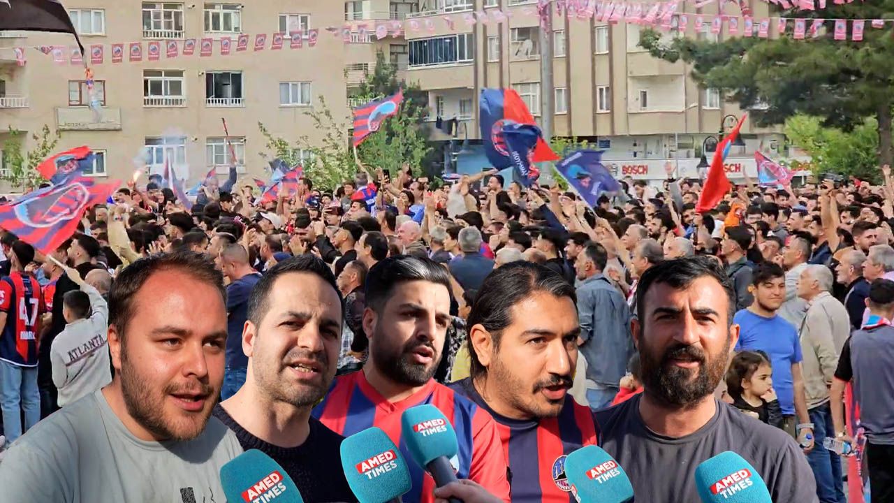 Mardin'de tarihi gün! Mardin 1969 taraftarı şampiyonluğu meydanlarda kutladı