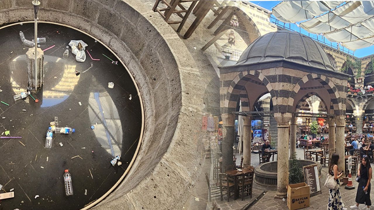 Diyarbakır'daki tarihi yerler çöp yuvasına döndü