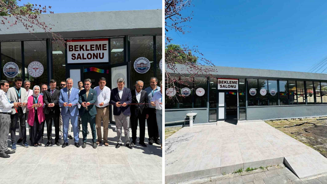Diyarbakır’da 155 metrekarelik bekleme salonu hizmete açıldı