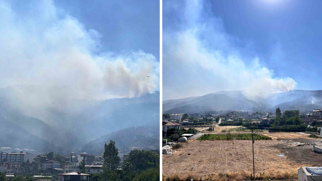 Hatay’da orman yangını 30 saattir söndürülemiyor