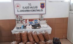 Elazığ’da 150 kilo kaçak tütün ele geçirildi