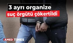 3 ayrı organize suç örgütü çökertildi