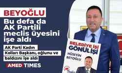 Beyoğlu bu defa da AK Partili meclis üyesini işe aldı