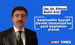 Selahaddin Eyyubi Devlet Hastanesi’ne yeni başhekim atandı