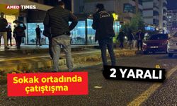 Sokak ortasında çatıştılar 2 kişi yaralandı