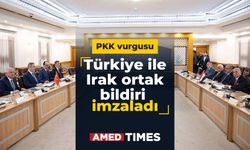 Türkiye ile Irak ortak bildiri imzaladı