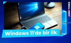 Windows 11'de bir ilk