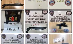 Elazığ'da silah kaçakçılığı operasyonu: 8 kişi yakalandı