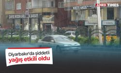 Diyarbakır'da şiddetli yağış etkili oldu