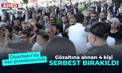 Diyarbakır'da Van protestosunda gözaltına alınan 4 kişi serbest bırakıldı
