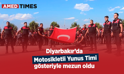 Diyarbakır’da Motosikletli Yunus Timi gösteriyle mezun oldu