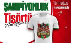 Amedspor'un şampiyonluk formaları satışta