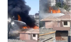 Diyarbakır'da eski bir lojmanda yangın çıktı