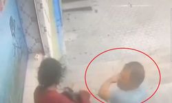 Diyarbakır'da kadına şiddet anı kamerada!