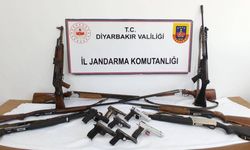 Diyarbakır'da silah kaçakçılarına operasyon