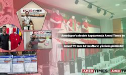 Amedspor’a destek kapsamında Amed Times ve Amed TV tam 24 taraftarın yüzünü güldürdü!