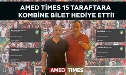 AMED TIMES 15 taraftara kombine bilet hediye etti!