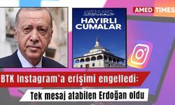 Erdoğan kapatılan Instagram'dan Hayırlı Cumalar mesajı paylaştı