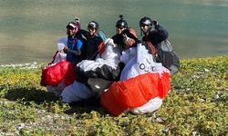 Erzurum'da hava sporları festivali: Ekstrem sporcular gösteri düzenledi