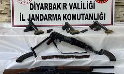 Diyarbakır’da kaçak silah operasyonu