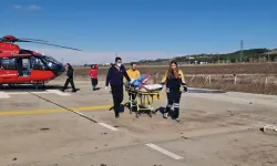 Diyarbakır'da ambulans helikopterle hayat kurtarma operasyonu