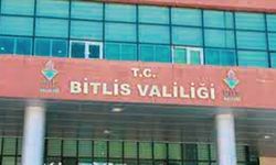 Bitlis Valiliği'nden gösteri ve yürüyüş yasağı