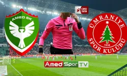 Amedspor-Ümraniyespor maçı ne zaman, saat kaçta, hakemi kim? İşte detaylar