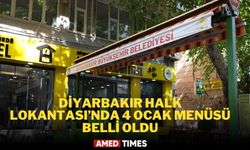 Diyarbakır Halk Lokantası’nda 4 Ocak menüsü belli oldu