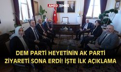 DEM Parti Heyetinin AK Parti ziyareti sona erdi! İşte ilk açıklama