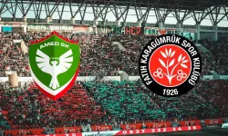 Amedspor, ilk yarıyı Karagümrük'e 1-0 yenik kapattı