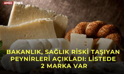 Bakanlık, sağlık riski taşıyan peynirleri açıkladı: Listede 2 marka var