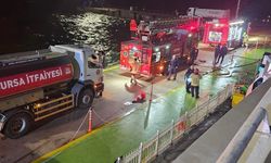 Mudanya'ya giden feribotta yangın paniği: Yolcular tahliye edildi
