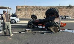 Mardin’de otomobil ile traktör çarpıştı: 3 yaralı