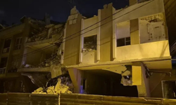6 katlı apartman çöktü: Çevredeki binalara acil müdahale!