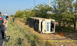 Konya Ereğli’de otobüs devrildi: 1 ölü, 23 yaralı
