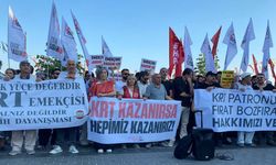 KRT çalışanları Beşiktaş Meydanı’nda direnişe devam ediyor