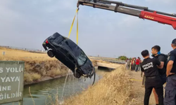 Diyarbakır’da otomobil sulama kanalına düştü, sürücü kurtarıldı